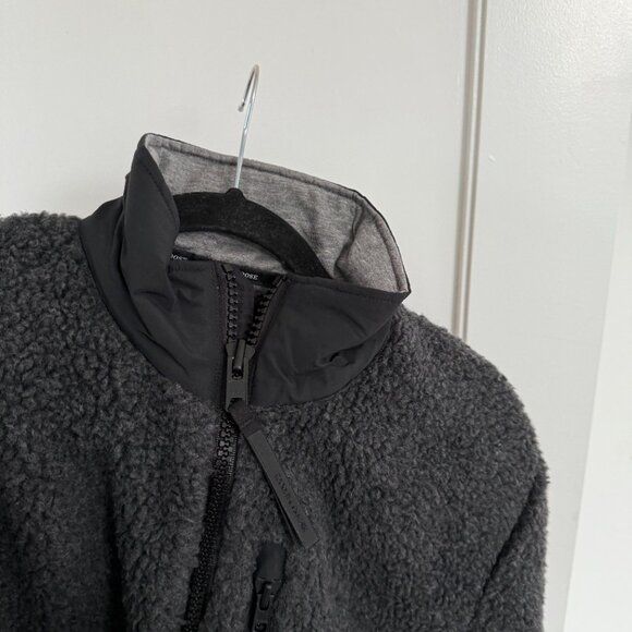 NWT Canada Goose Kelowna Fleece Jacket Iron Grey Wool Reflective Stripe Sz 2XL - Picture 9 of 11